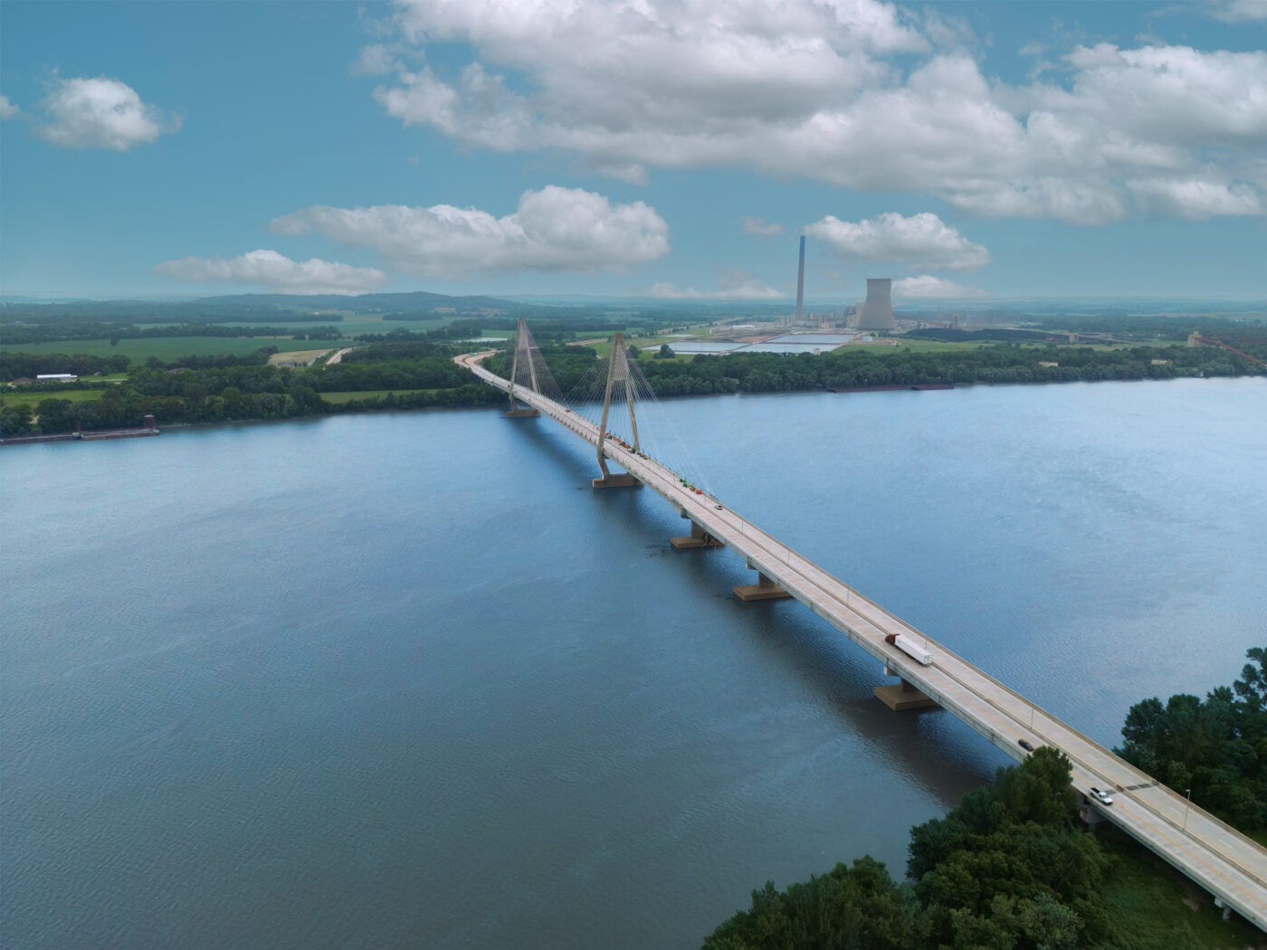 William Natcher Bridge Aerial
