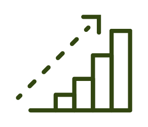 Economic <br />Growth Icon