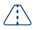Eliminate Narrow Shoulder Road Travel Icon