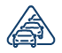 Decrease traffic congestion Icon